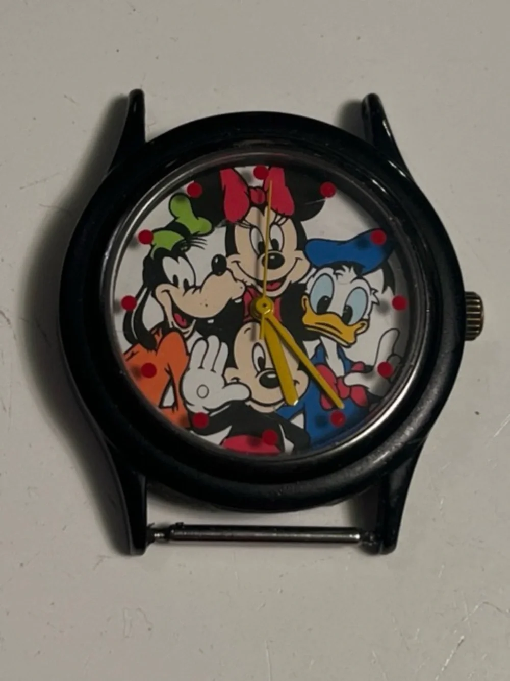 Disney World Watch Face Only Mickey Mouse Pluto Minnie Donald Fab 4 Need Battery